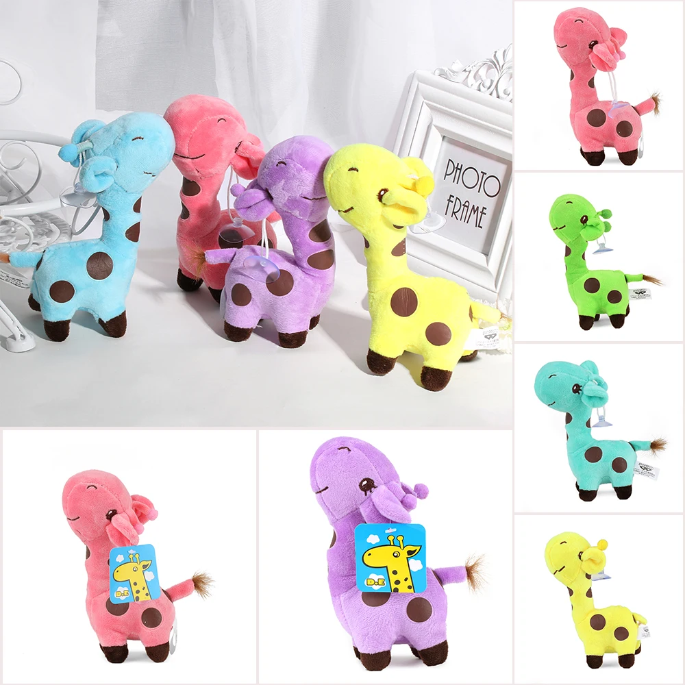 Lovely 18cm Plush Giraffe Stuffed Toy Cute Plush Giraffe Soft Toys Animal Dear Doll Baby Kids Children Gifts