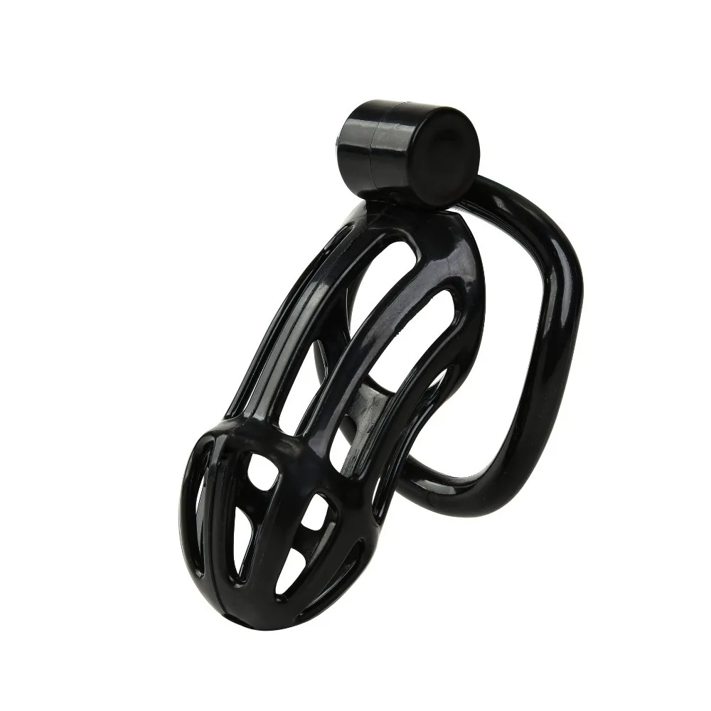 Pink Male Penis Cage with 5 Cock Rings Set Long Penis Bondage Bird Chastity Cage Belt Cock Ring Slave Restraint Man Sex Toy view 4