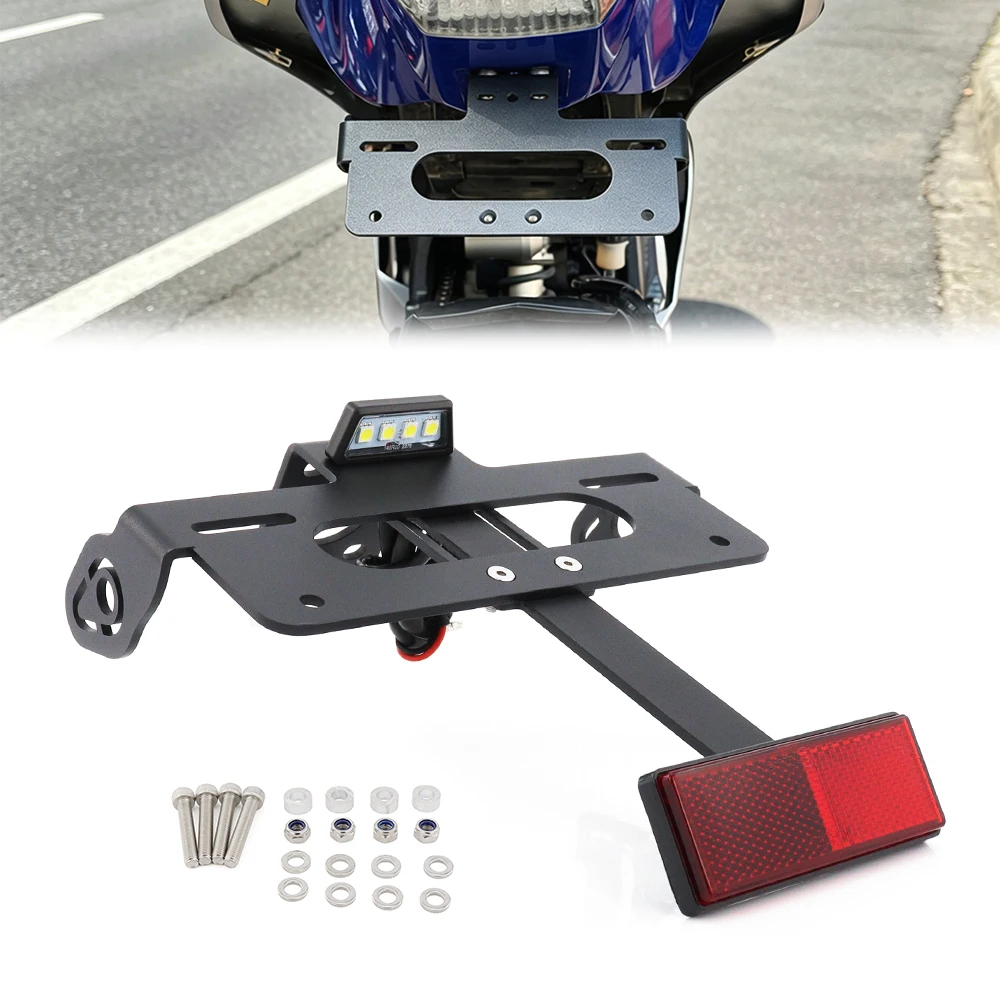 Fit For Yamaha YZF R6 YZF-R6 2006-2023 Motorcycle Rear Tail Tidy Fender Eliminator Kit License Registration Plate Holder