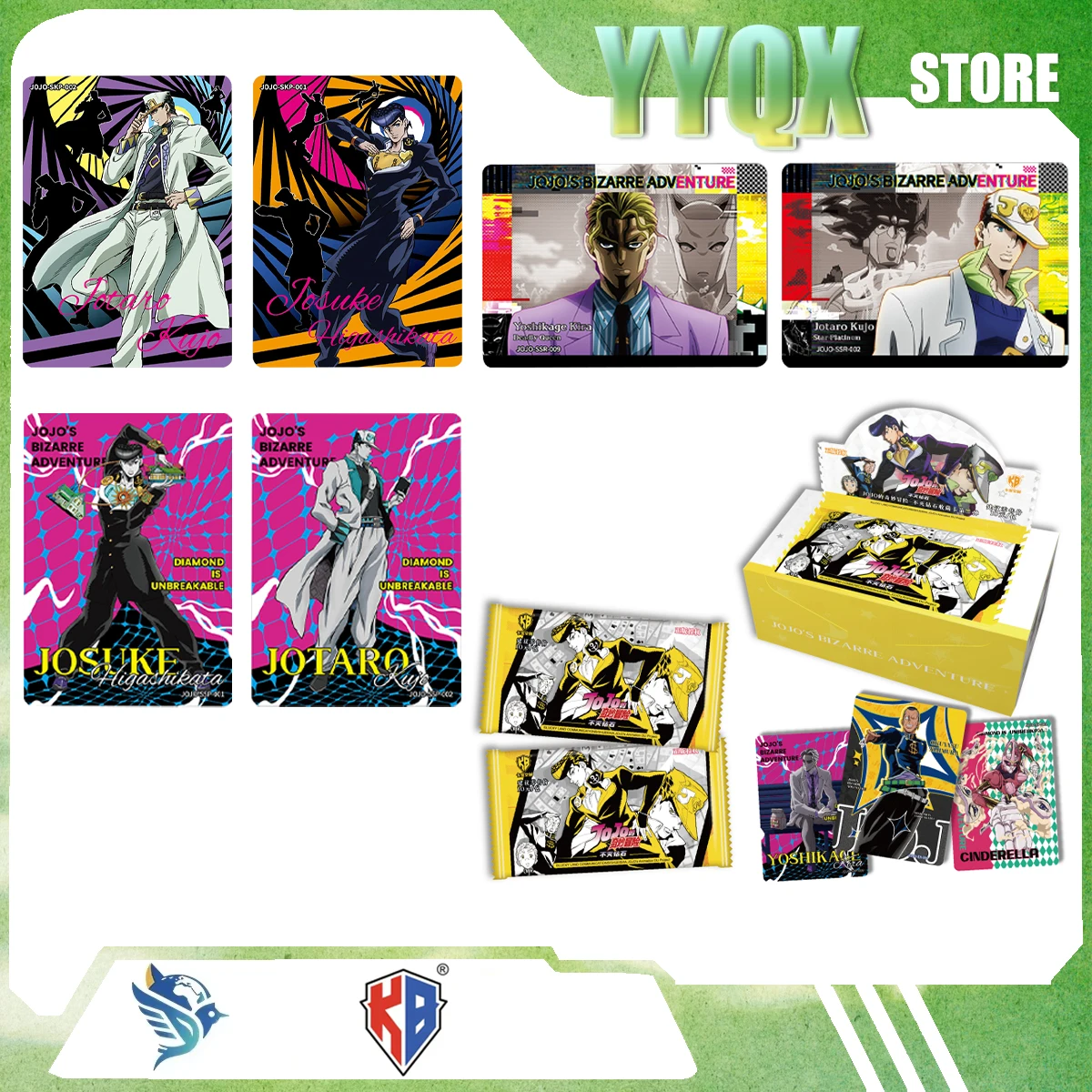 

KABAO 2026 NEW JoJo's Bizarre Adventure Collection Card Periphery Anime Surprise Gift Trendy Toys Like Ornament Rare Festival