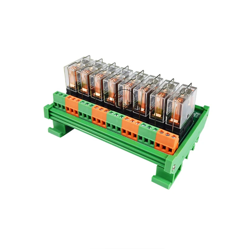 Relay module module PLC amplifier board integrated module 16A 8-way 1 open 1 closed for Omron 12V