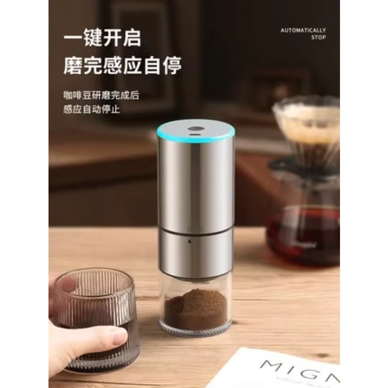 Portable Mini Espresso Grinder Hand Burr Coffee Grinder Machine Electric Stainless Steel coffee bean grinder