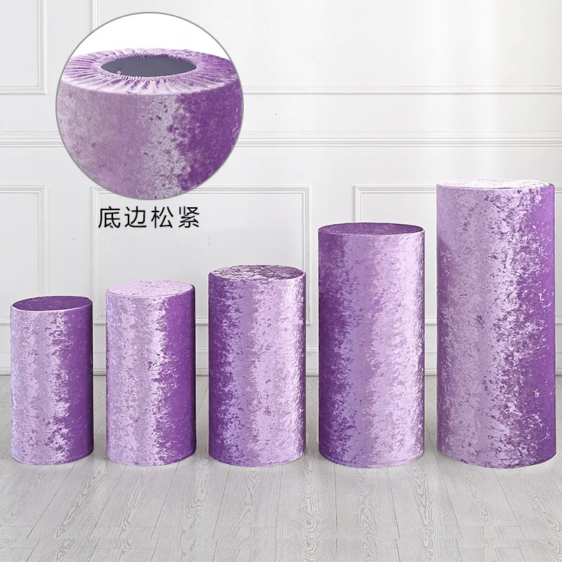 

3-5 шт. чехлы на подставки из спандекса для цилиндров, плюшевые чехлы на подставку для украшения вечеринки, свадьбы, дня рождения, содержит только чехлы на цилиндры