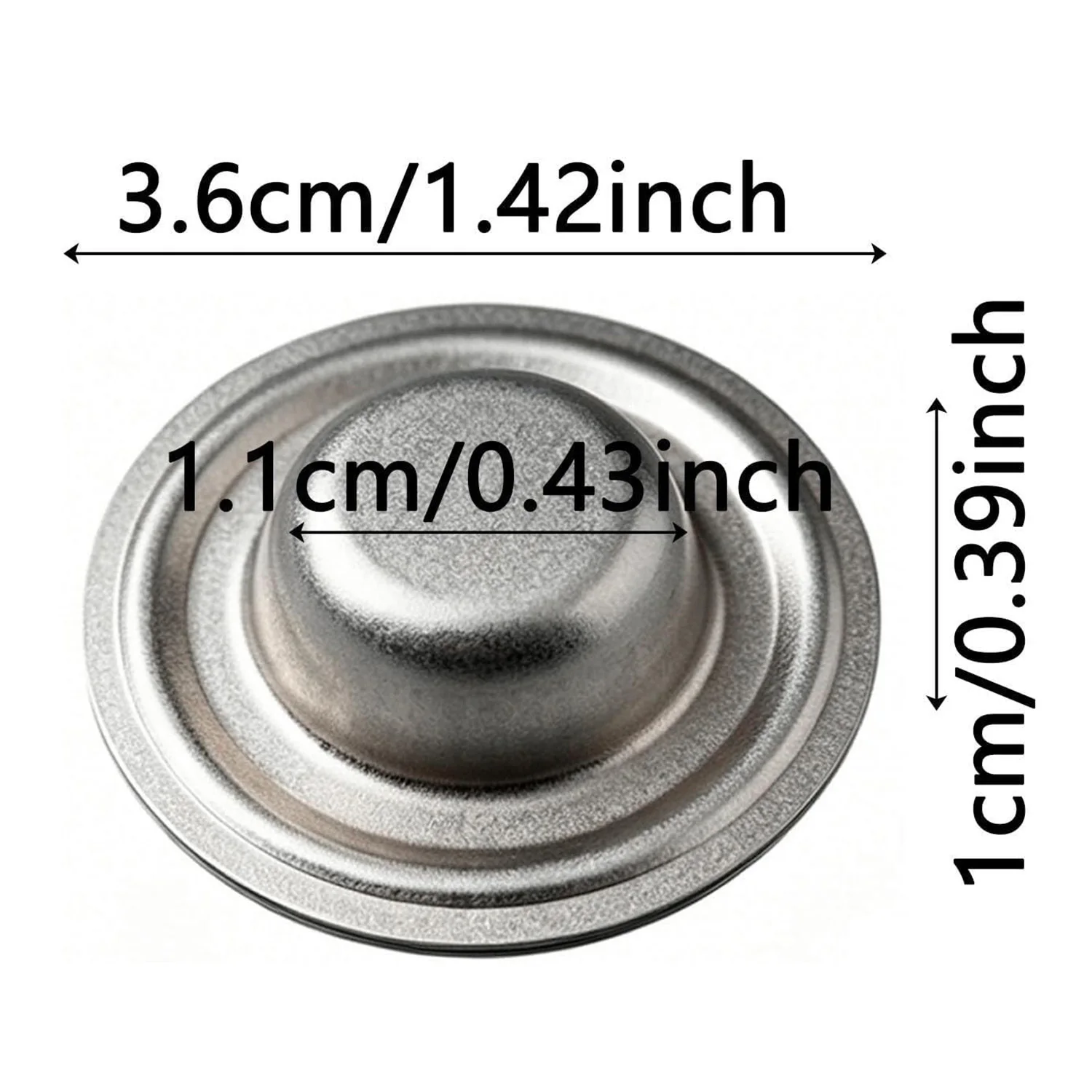 10PCS Metal Roof Bolt Caps, No Screw Removal Seals Over Existing Screws Heads Watertight Screw Caps for Outdoor Siding Garages view 6