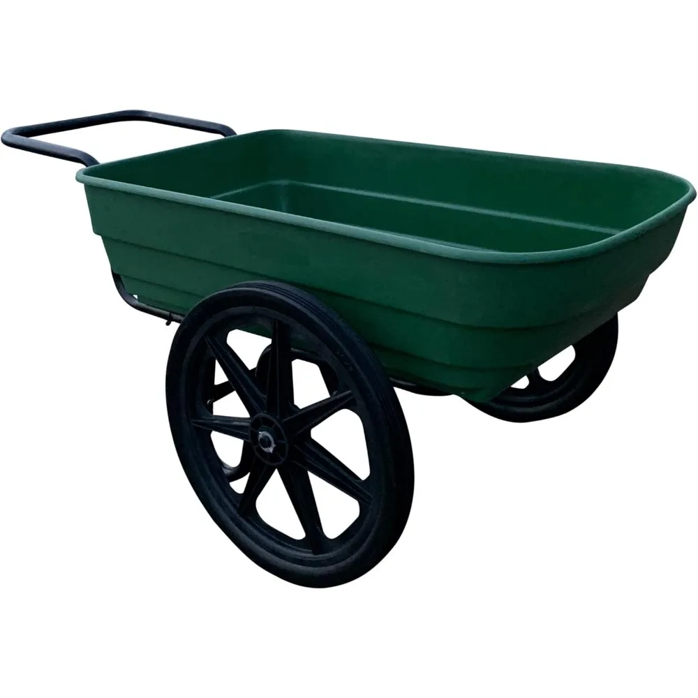 

Многофункциональная универсальная тележка для сада и фермы, 5-поглощающий полиполосный лоток, плоские свободные шины