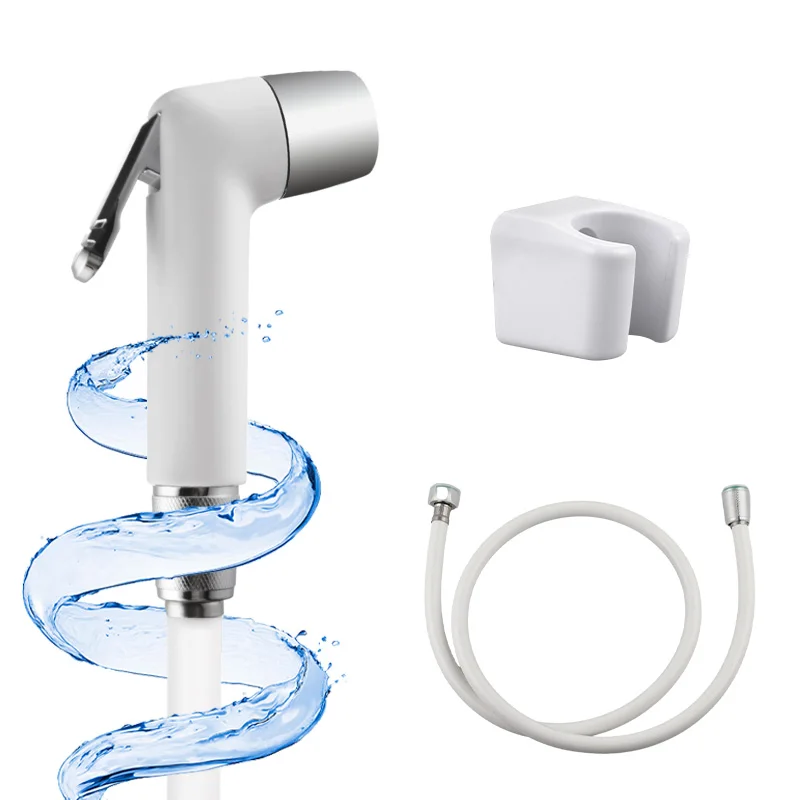 Toilet Shower Accessories Plastic Handheld Jet Bidet Sprayer