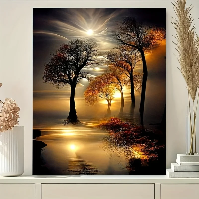 [Professional Art Use] 1 Adult Digital Painting Kit, Art Gift, Paint by Numbers, Easy to Learn Suitable for Beginners - Equip