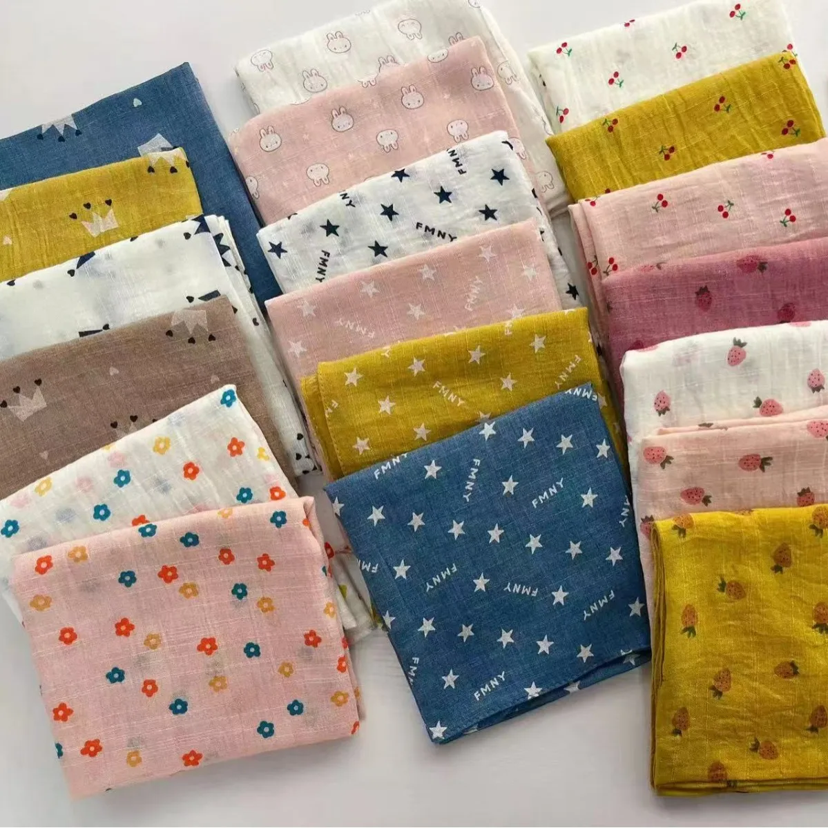 0-12Y Cotton and Linen Breathable Thin Scarf Children Girls Warm Decorative Saliva Towel Windproof Multi-functional Boys Scarves