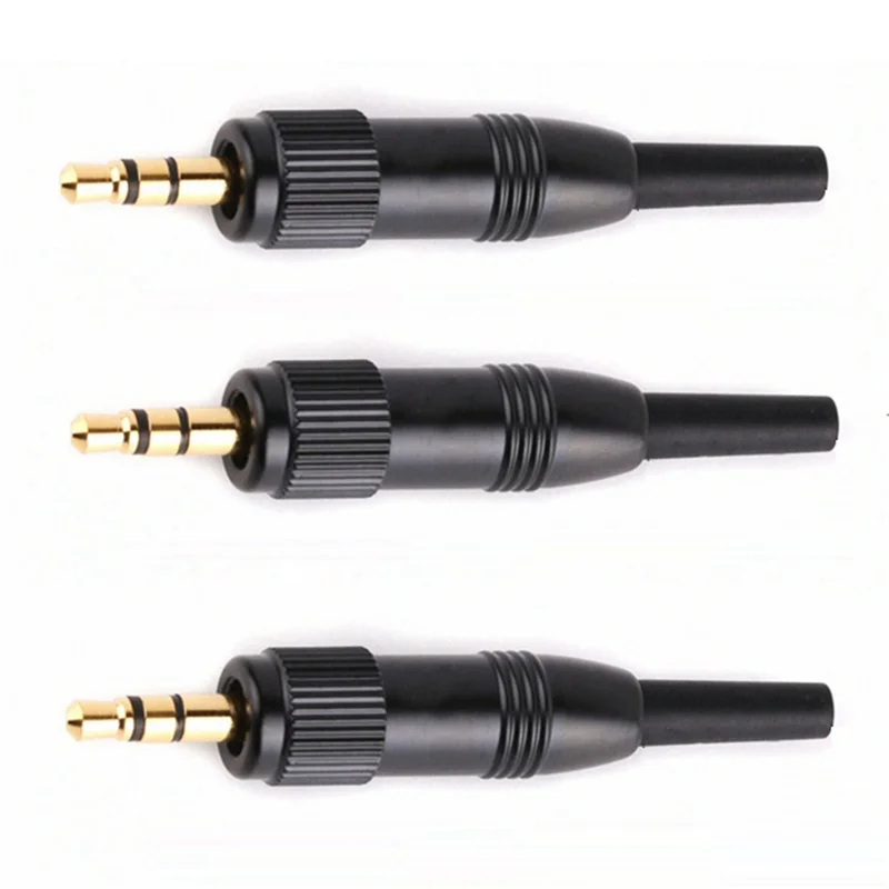 40 шт. 3,5 мм стерео винтовой блокирующий аудиоразъем для Sennheiser для Sony Nady Audio2000s запасной адаптер для микрофона-TCES