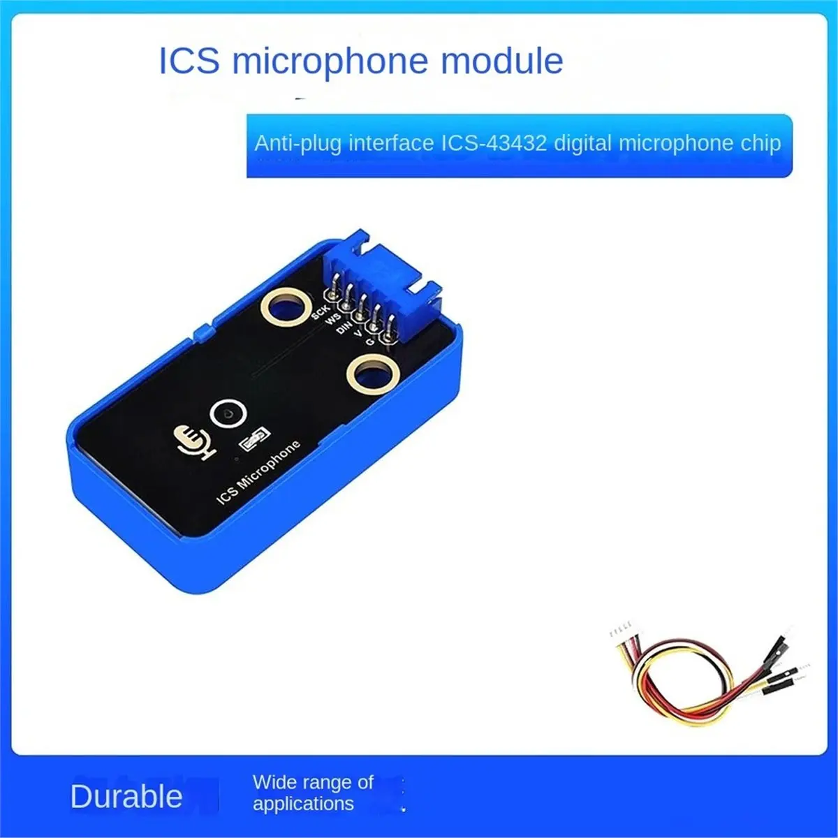 Digital ICS Microphone Module DIY Electronic Blocks ICS-43432 Omnidirectional Microphone Module for Programming