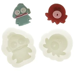 Handcraft Epoxy Resin Mold Cute Animal Shaped Keychain Mold Jewelry Tool Jewelry Accessories
