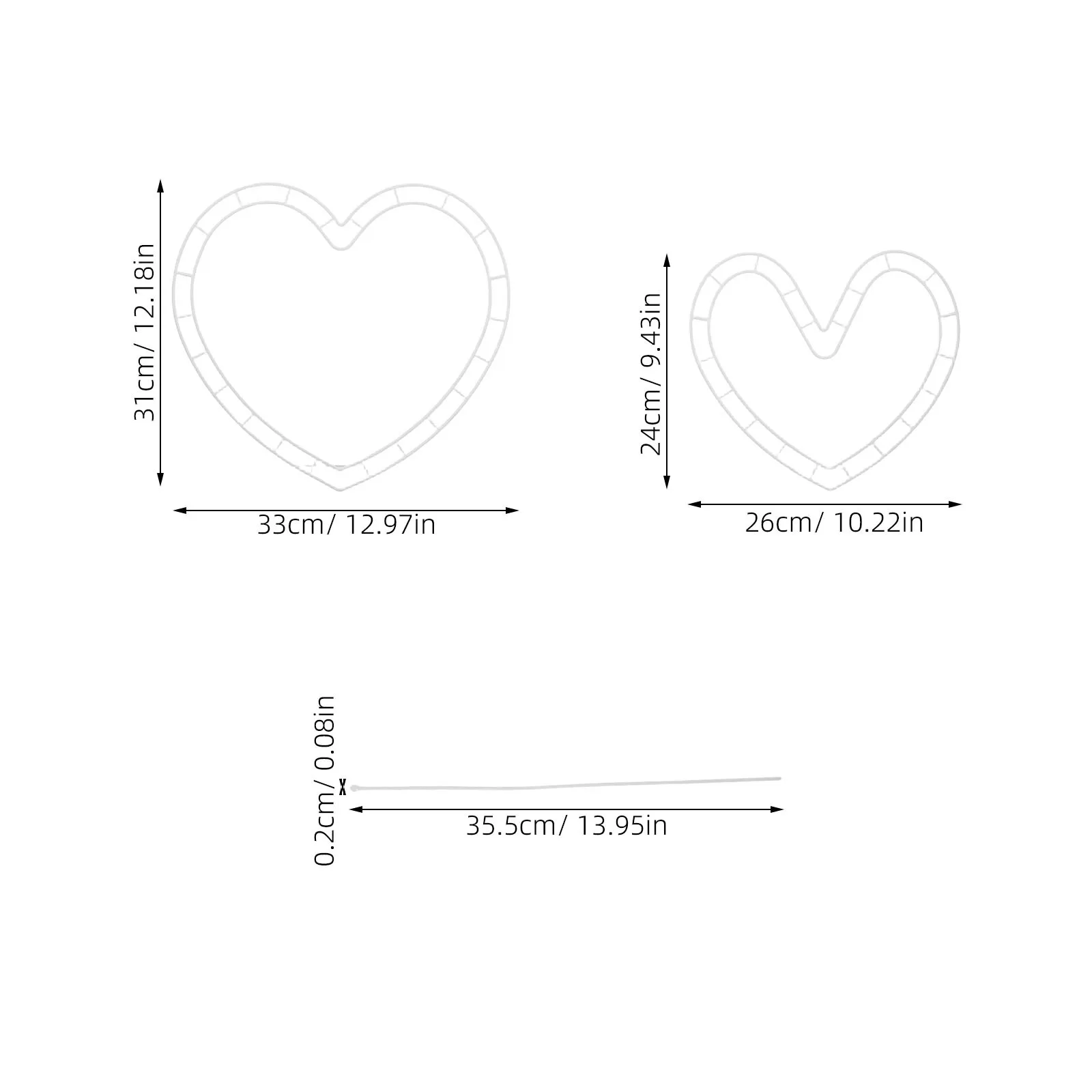 Heart Design Flower Vase Arrangement Holder Wedding Party Event Decor Centerpiece Bridal Bouquet Display Stand Floral