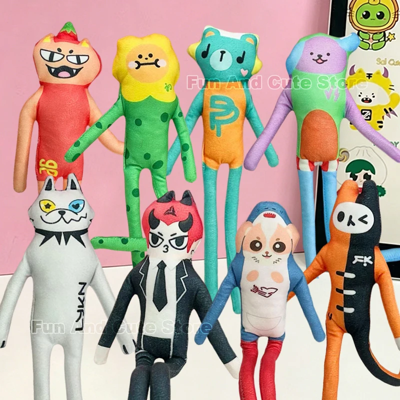 

GMMTV FortPeat WilliamEst GeminiFourth Cosplay Doll NetJames Abstract Character Slender Twistable Cotton Doll Room Decoration