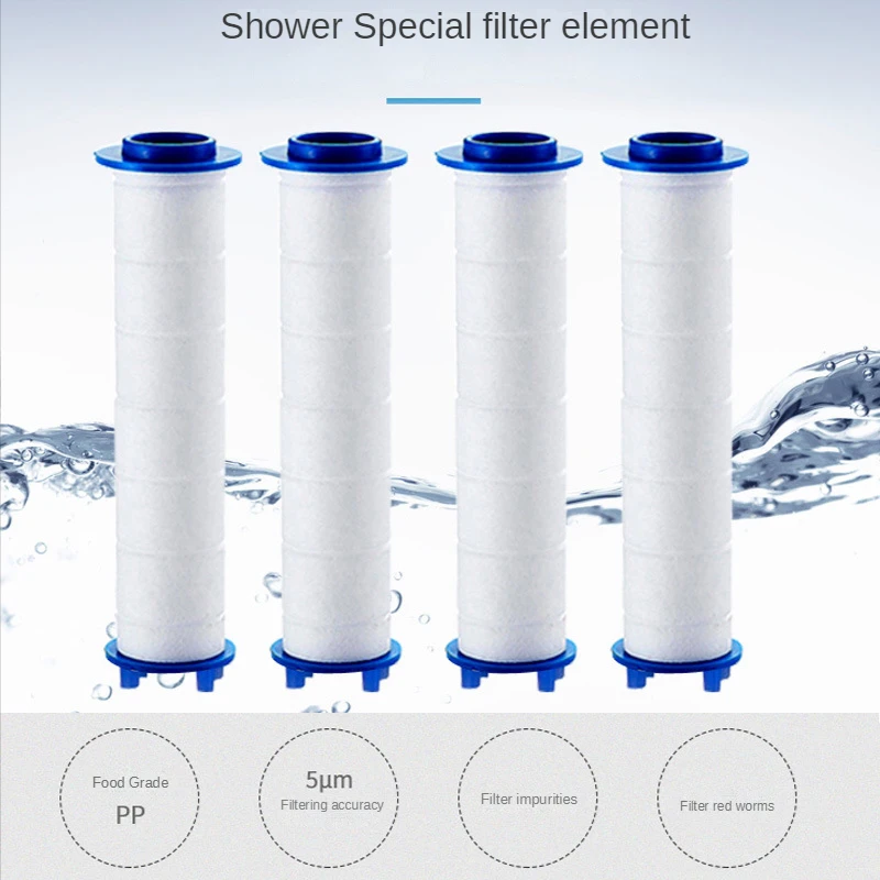 3 Pcs Shower Head Filter Shower Head Replacement PP Cotton Filter Cartridge Water Bathroom Accessory for Hand Held Bath Sprayer