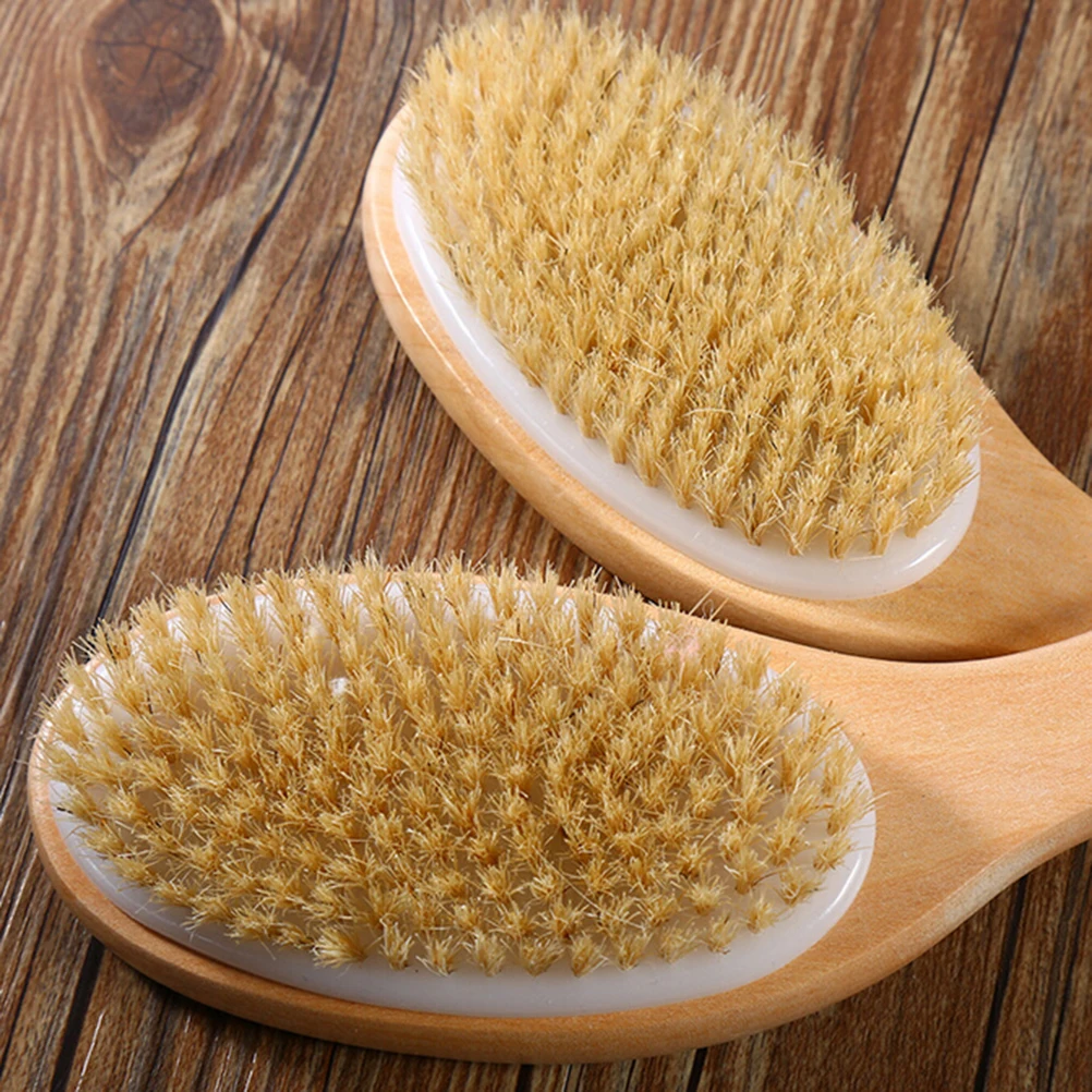 1PC Full Body Natural Bristle Dry Skin Exfoliation Brush Detox Fight Cellulite Tool Bathroom Shower Brush Tool Dropshipping