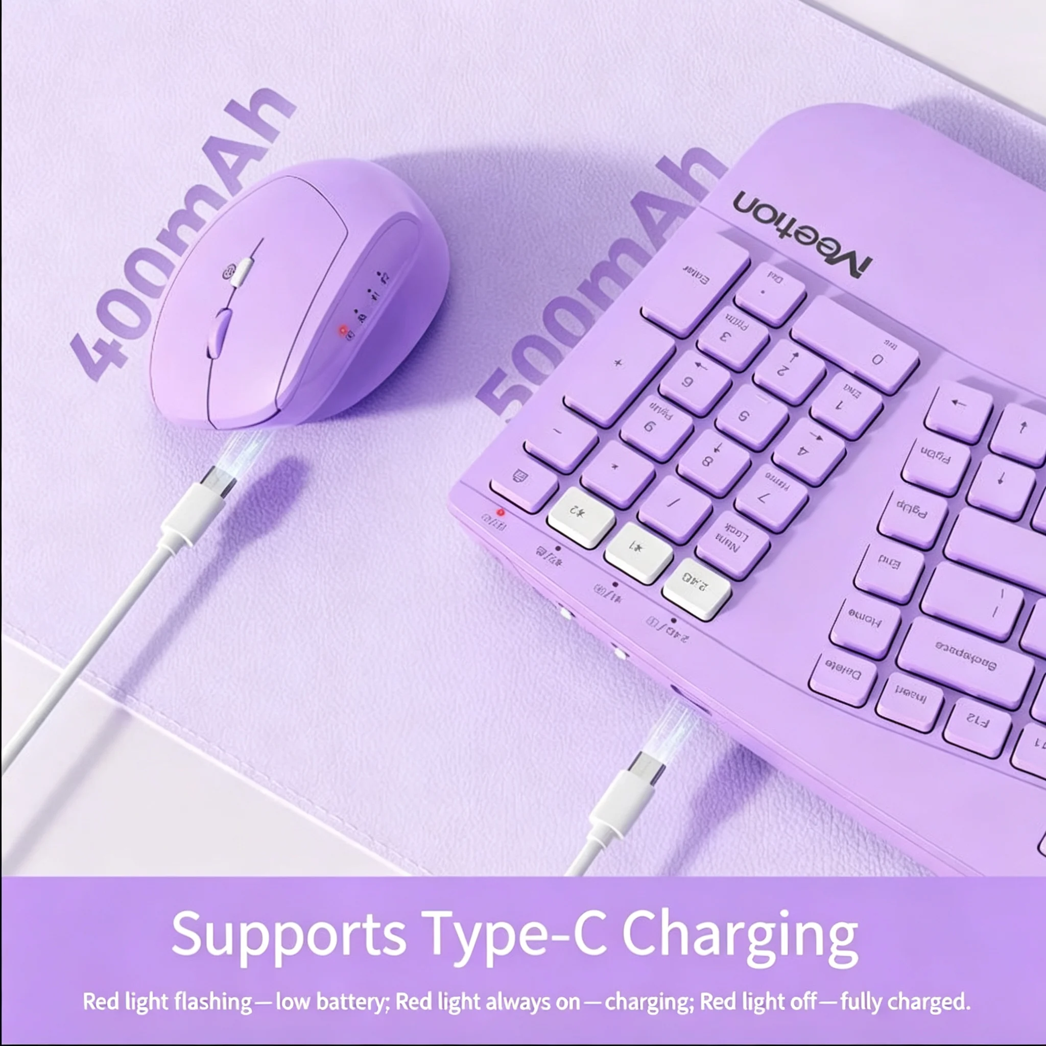 2.4G Wireless Bluetooth Dual-Mode Keyboard And Mouse Combo Office Stylish Slient Click Ergonomic Keyboard Mouse Set For Computer
