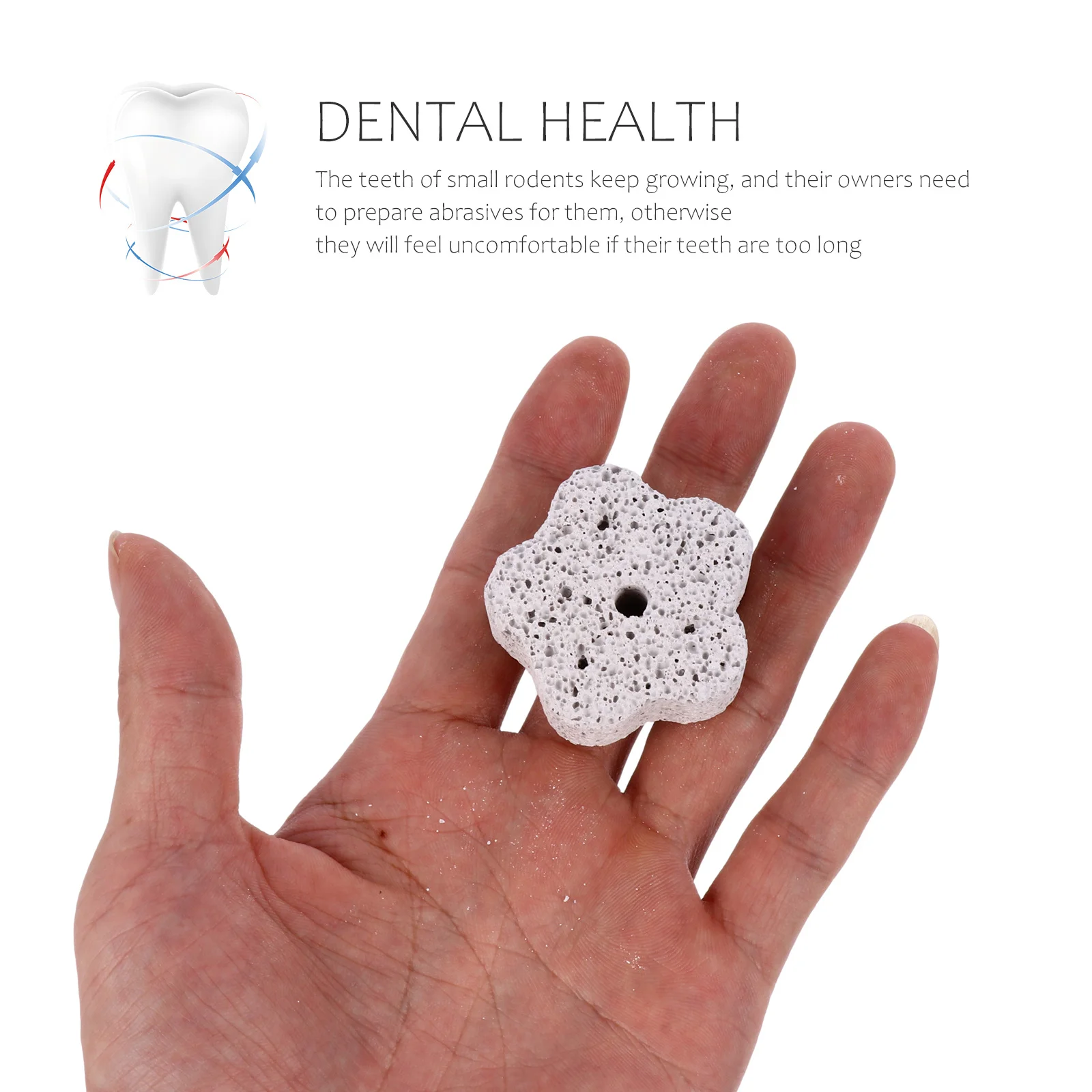 

12Pcs Animal Teeth Grinding Stone Natural Mineral Chew for Rabbits Hamsters Promotes Oral Health Cage Chewable Nutrition