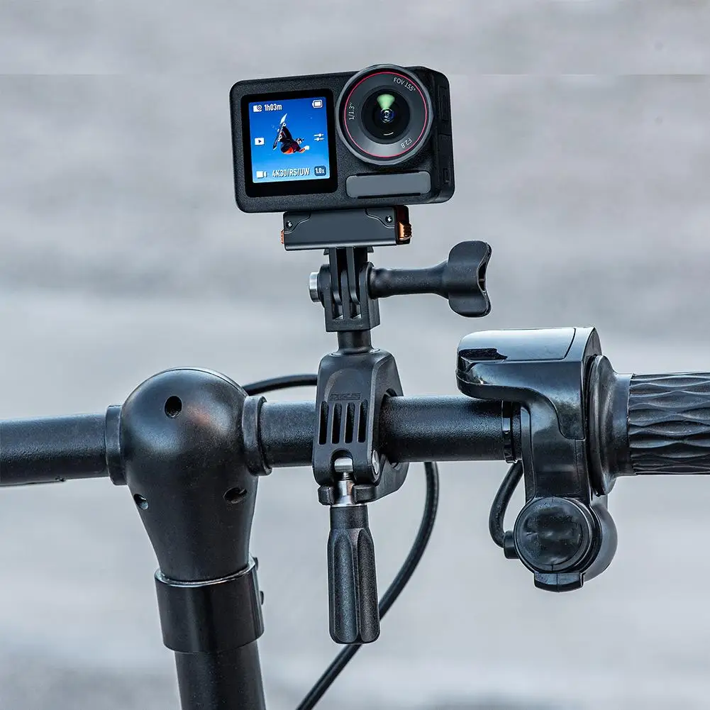 محول مغناطيسي قابل للطي لقاعدة توسيع DJI Action 5 Pro سريع الإصدار محول مخلبين لملحقات DJI Action 5 Pro/4/3