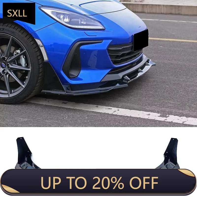 

SXLL Axinda's new sports body kit for BRZ 2013-2019 front bumper lip polished polypropylene 3m tape mount