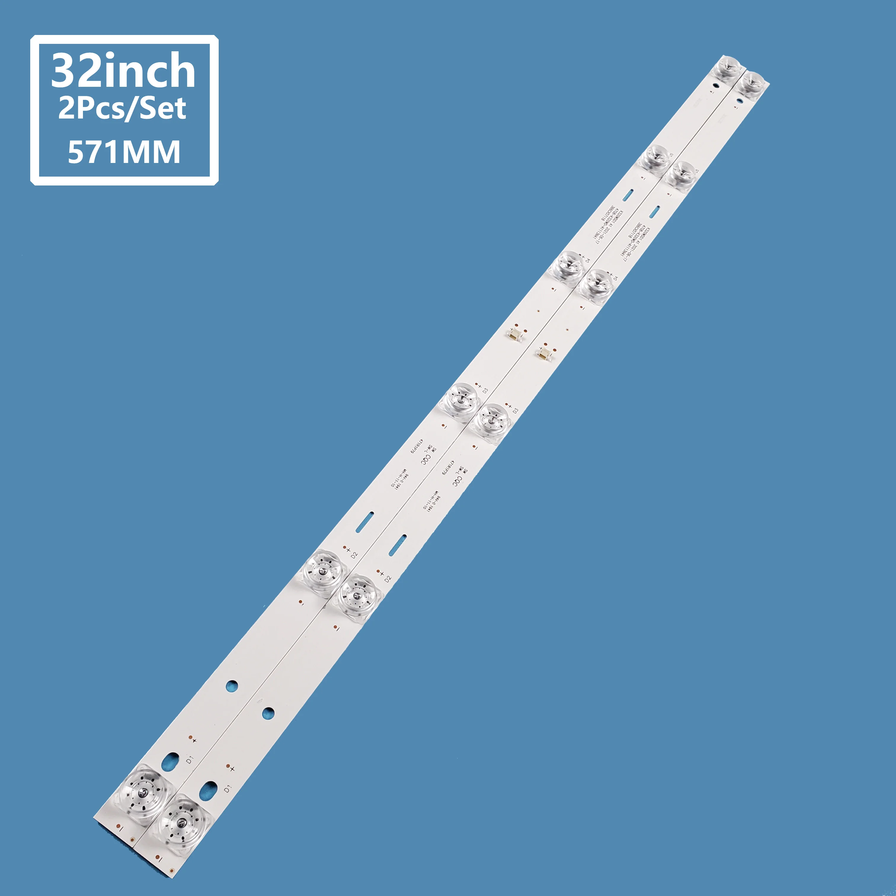 32inch 2Pcs/Set LED Para TV Light For 4708-K320WD-A3113N41 A3113N11 K320WDD1 A1 A3 DH-LM32-F200 Backlight Bar