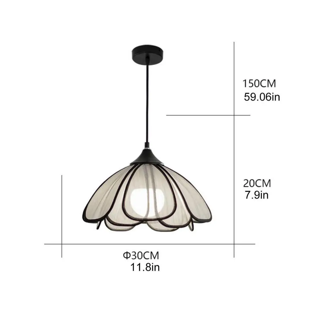 Nordic Style Chandelier Lamp E27 Hemp Rope Pendant Hanging Ceiling Light for Modern Living Room Kitchen Decor