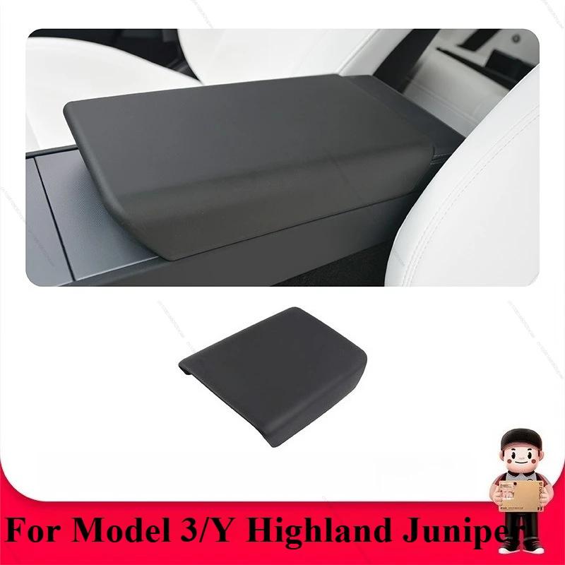 

Для Tesla Model Y Juniper 2025 Защитная крышка подлокотника Model 3 Highland 2024 2023 2022 Панель TPE Декор Аксессуары для интерьера