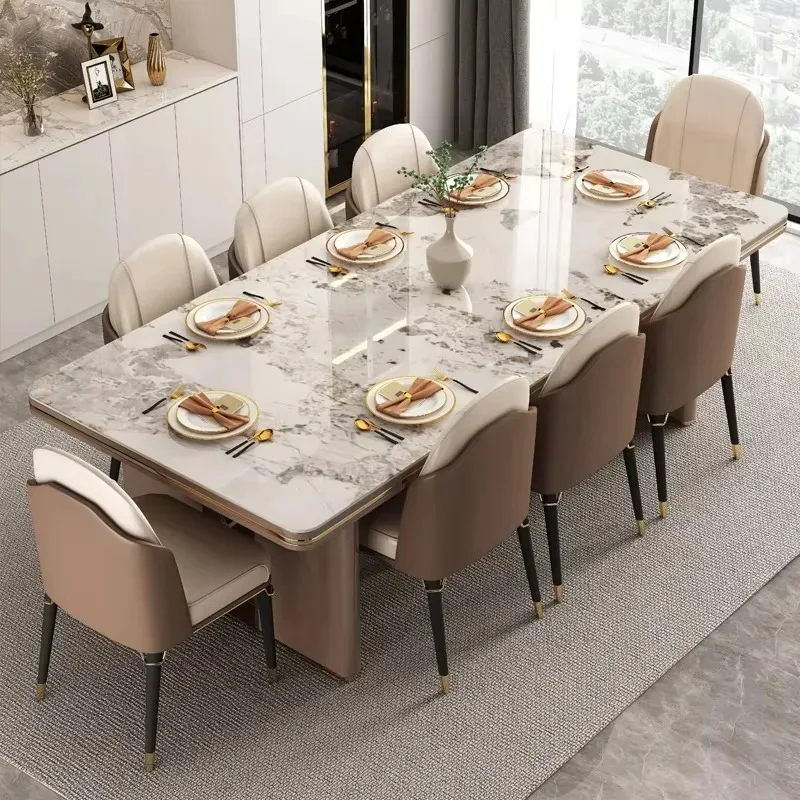 Office Reading Dining Tables Square Italian Party Luxury Unique Dining Tables Living Room Design Tavolo Da Pranzo Furniture Home