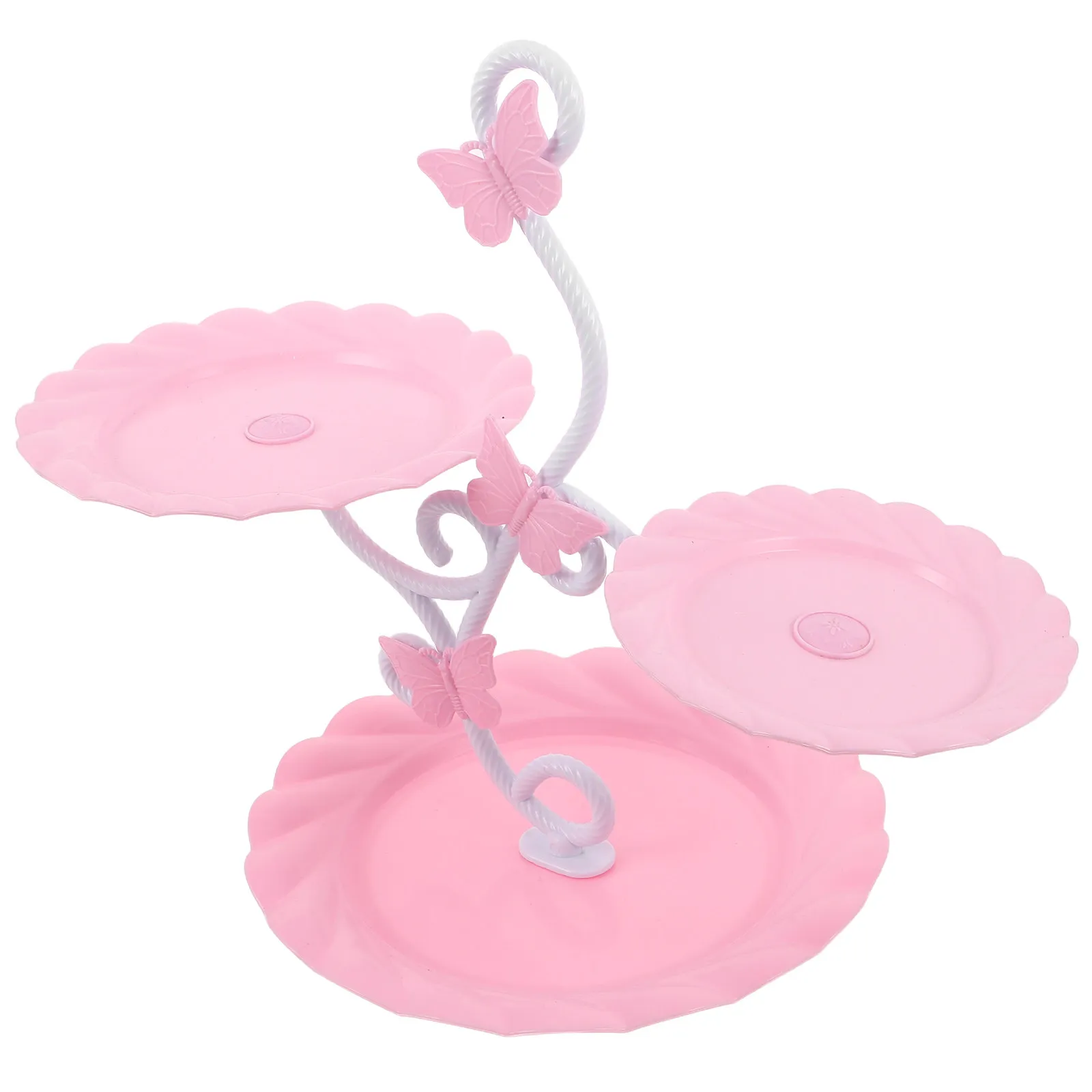 3 Tier Elegant European Style Cake Display Stand for Wedding Dessert Table Bridal Shower Cupcake Stand Tea Party Tiered Serving