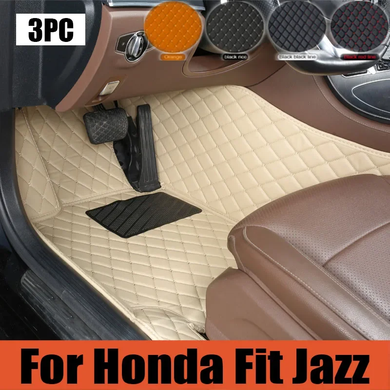 

Car Floor Mats For Honda Fit Jazz 5-seat 2014 2015 2016 2017 2018 2019 2020 Custom Auto Foot Pads Automobile Cover trunk mat 053