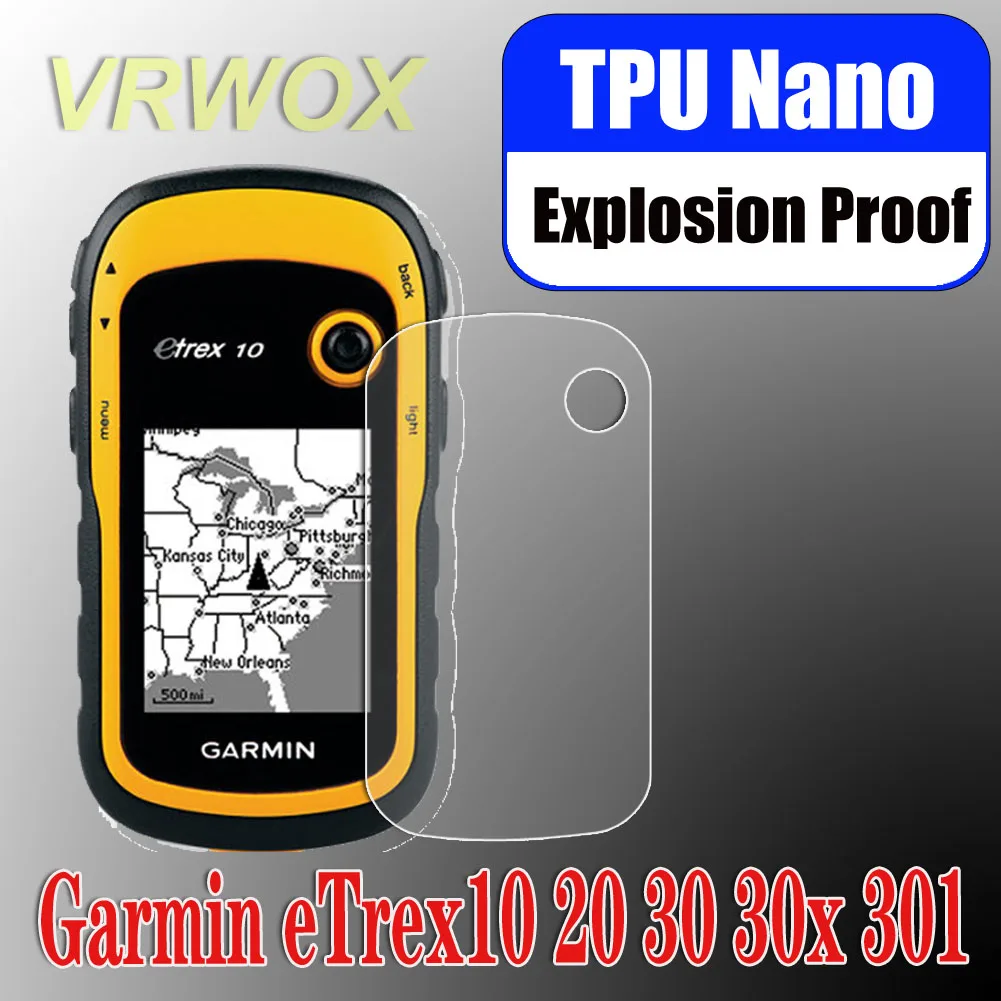 

3PCS For Garmin eTrex10 20 30 30x 301 HD Clear Anti-Scratch Soft TPU Nano Explosion-proof Screen Protector