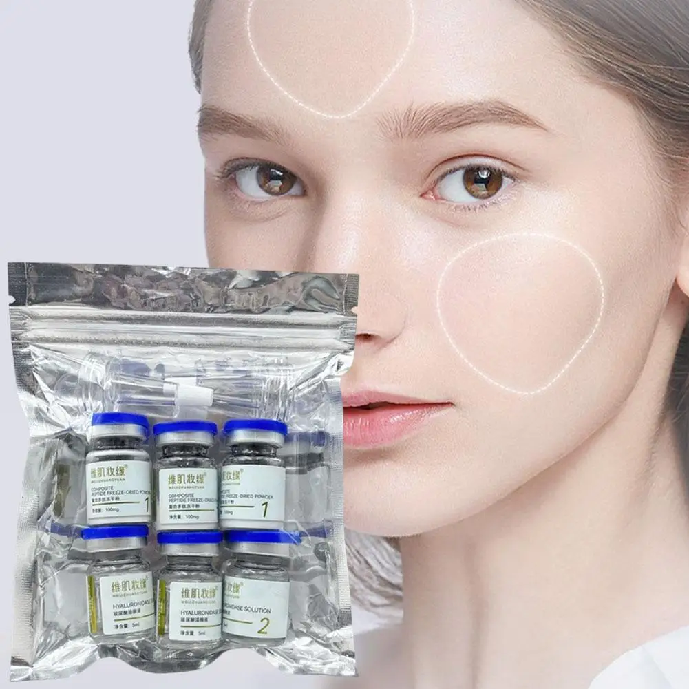 Blue Copper Peptide Skin Repair Freeze-Dried Kit Anti-Wrinkle Firming Elasticizing Hydrating Pore Refinement Set