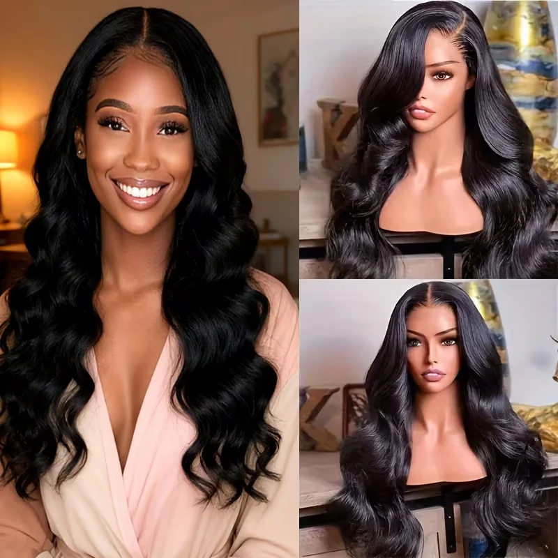 

Парик Body Wave 13x6 с кружевной передней частью из натуральных волос для женщин, парик 13x4 с кружевом и детским волосом, волнистый парик 13x6 с прозрачной кружевной передней частью