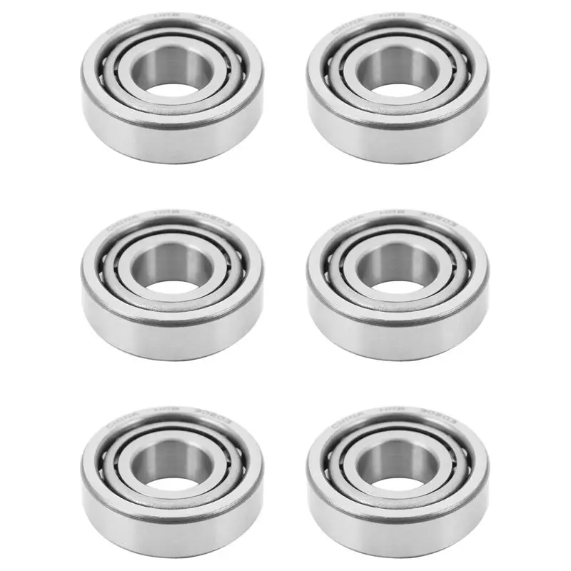 6X 30203 Taper Roller Wheel Bearings 17X40X12-B51B