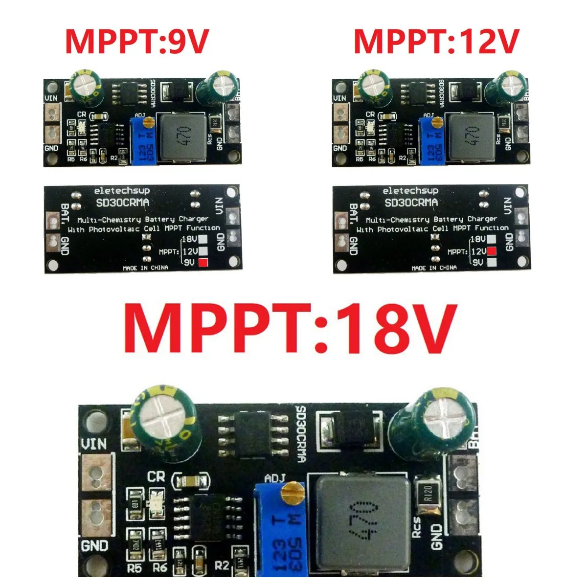 Lithium LiFePO4 Titanate Battery Charger Module Battery Charging Board MPPT Solar Controller ​1A 3.2V 3.7V 3.8V 7.4V 11.1V 14.8