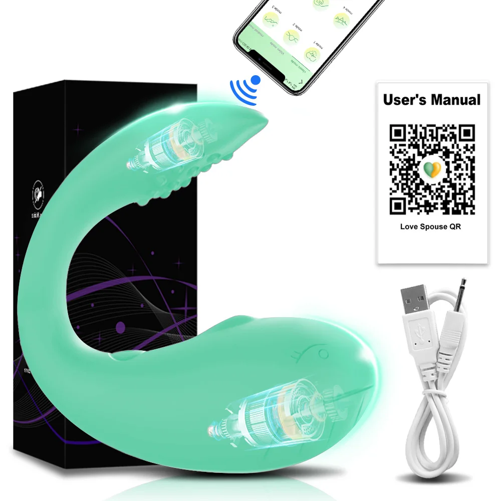Vibrateur lapin bluetooth sans fil stimulateur clitoridien_voghion.com