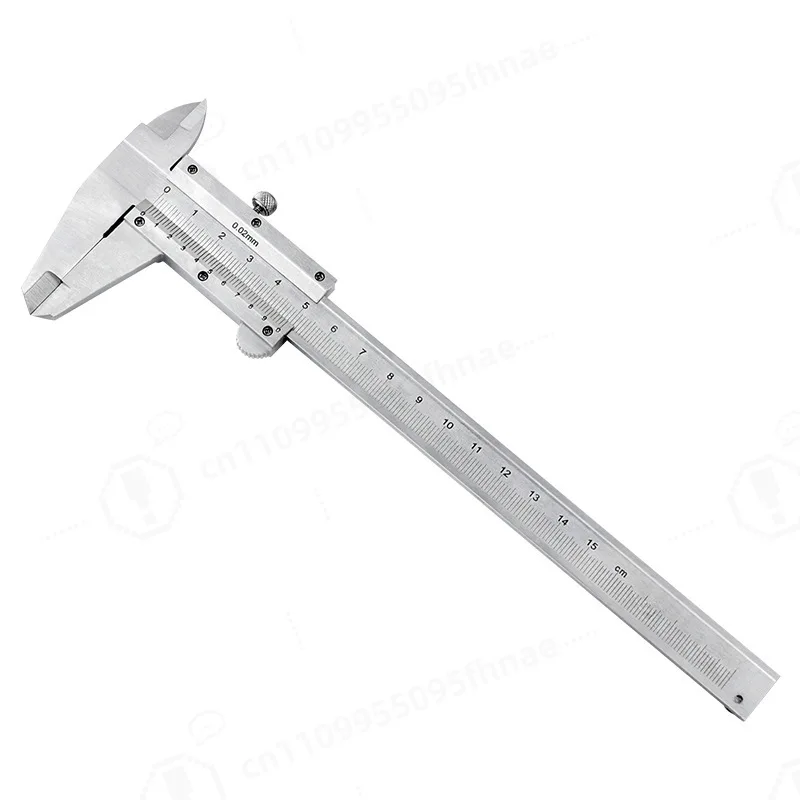 Vernier Caliper Carbon Steel Precise Measurement Vernier Caliper Four Purpose Metal Carbon Steel Measuring Tool 0-150mm