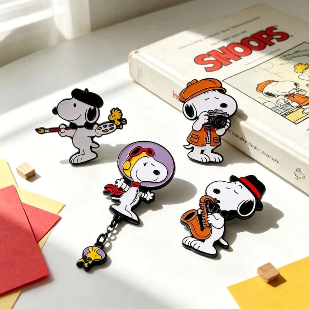 2026 Leisure and Sports Dog Cute Enamel Pin Set Cartoon Brooch Lapel Pins for Backpack Clothes Badge Cute Fans Gift