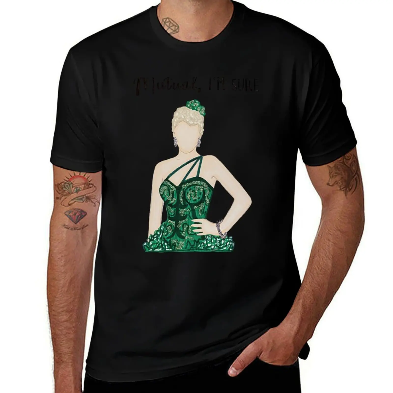White Christmas Mutual I’m Sure Retro T-Shirt Basic Lightweight Short Sleeve Tee T-Shirt