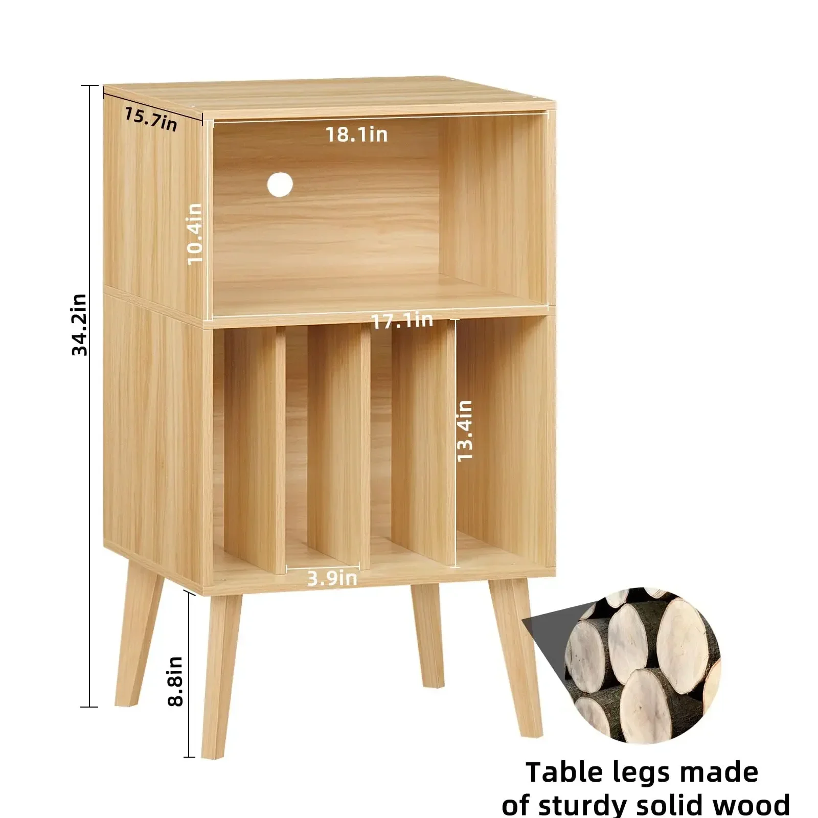 독특한 금속 다리 수납 캐비닛 심플 레코드 디스플레이 선반 테이블 - 아마존 맞춤 제작 가능