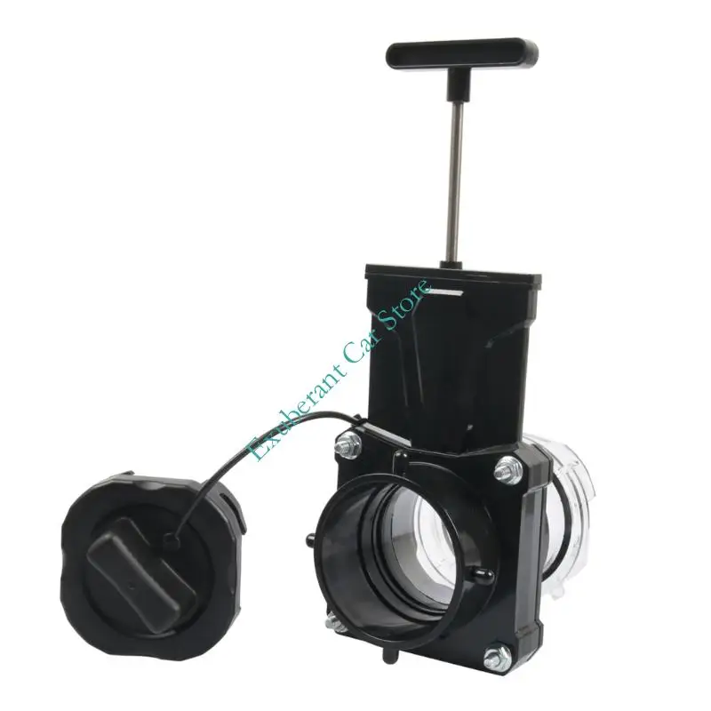 3 Inch Motorhome Waste Water Drain Valves Manual Operation With Double Seal Design For Camping Trailers And Motorhomes