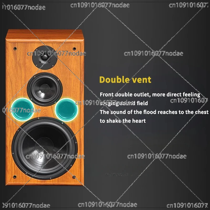 10 Inch 200W 4Ohm High School Low Speaker Bass Silk Film Tweeter F109 Hifi Bookshelf Speaker Passive Monitor Fever Sound Box 1Pc