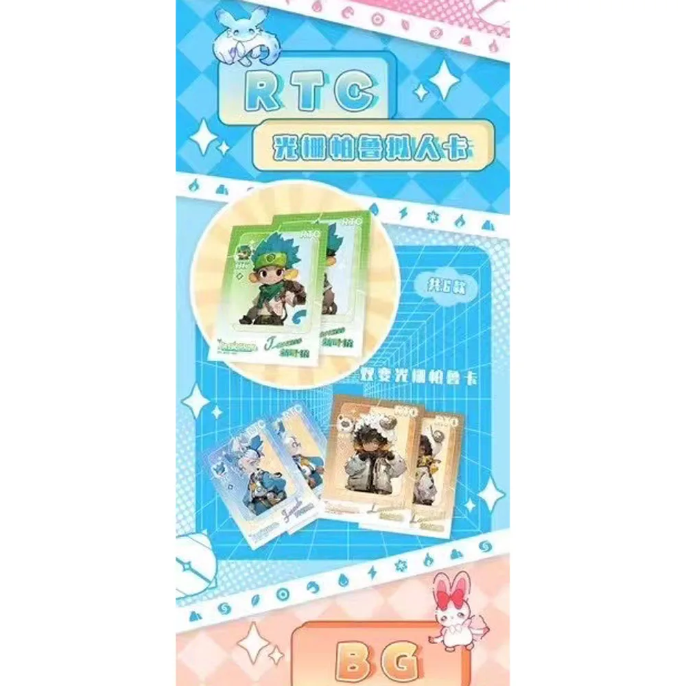 Neue kawaii original palworld karte für kinder niedliche charaktere karikatur papiers chnitte nart freizeit karte kinder festival geschenke