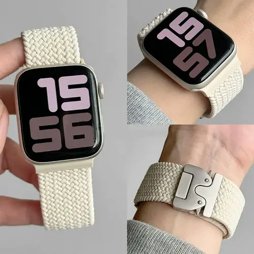 Parachute Braided Strap For Apple Watch Ultra 4/3/2 Band 49mm 46mm 45mm 42mm 44-41mm Nylon Bracelet iWatch 12 11 10 9 8 SE Belt - Image 2