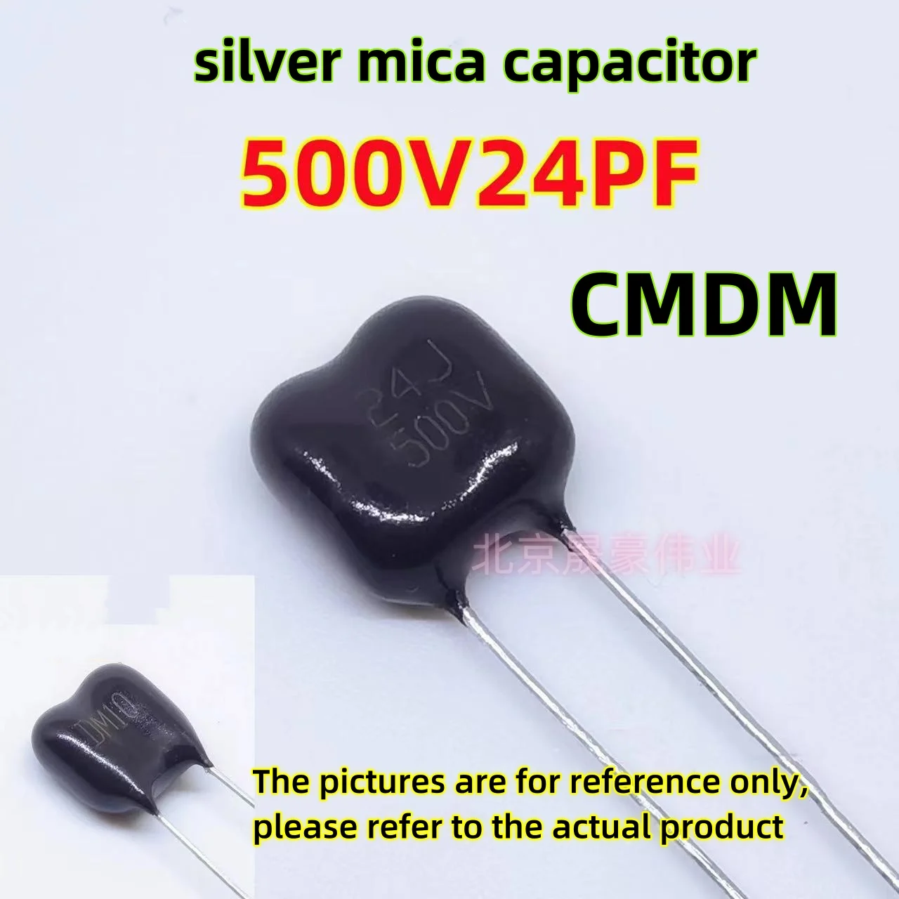 5pcs 1PF-100PF Silver Mica Capacitor 500V 1PF 2PF 3PF 4PF 5PF 15PF 22PF 33PF 47PF 56PF 75PF 82PF 100PF CMDM 5%