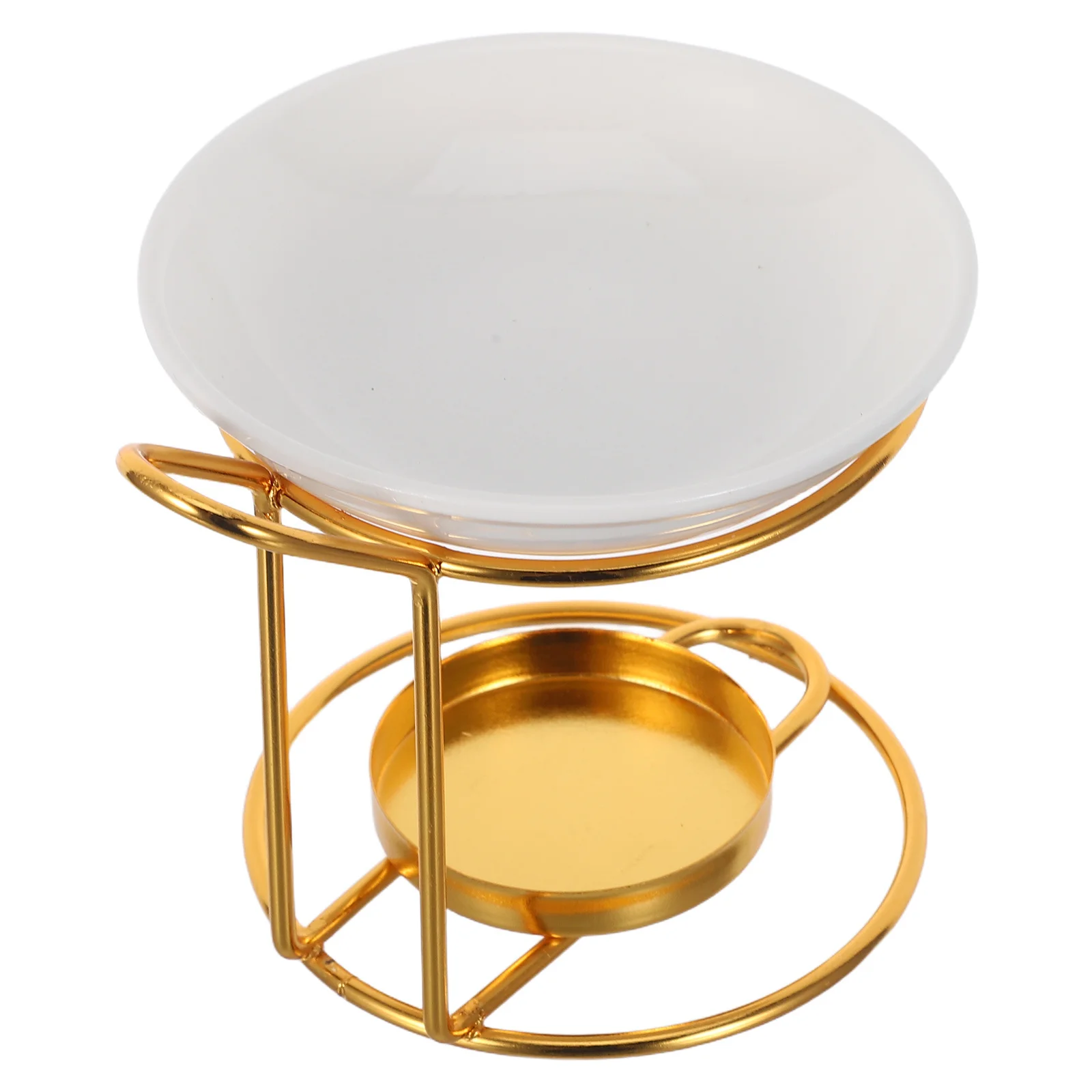 

Farmhouse Wax Melt Warmer Metal Ceramic Oil Burner Stable Holder Aromatherapy Oil Diffuser for Meditation Yoga Relaxation