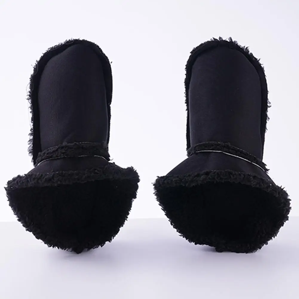 Hole Shoes Soft Plush Sleeve Cover Detachable Shoes Pad Washable Warm Fluffy Thick Insoles Replacement For Croc Slippers