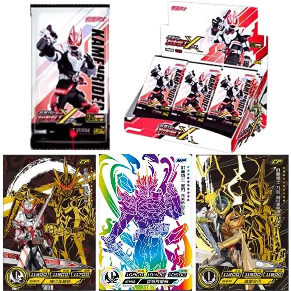 Genuine Kamen Rider Card Deluxe Edition Holy Blade Emperor Rider Time King CP Card Anime Board Game Collection Card