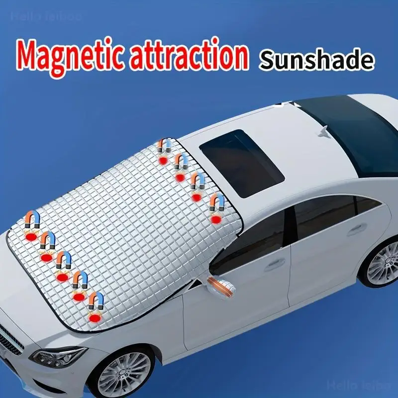 

Car Windshield Snow Shield for Winter Car Cover Front Window Anti Ice Frost Outdoor Protection Snow Cover with Magnet