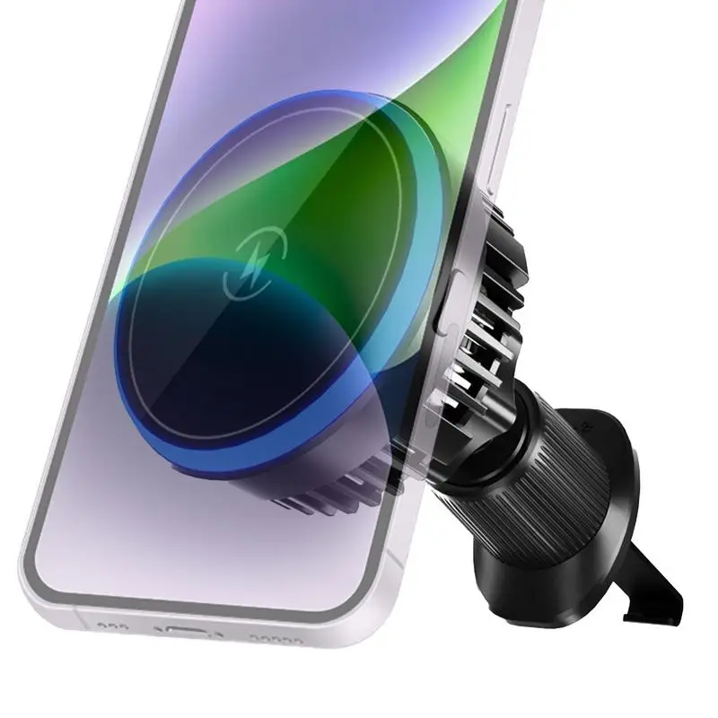 

Car Phone Holder Charger Magnetic Air Vent Phone Holder Charger Wireless Car Charger 15W Quick Charging Phone Holder Phone Mount