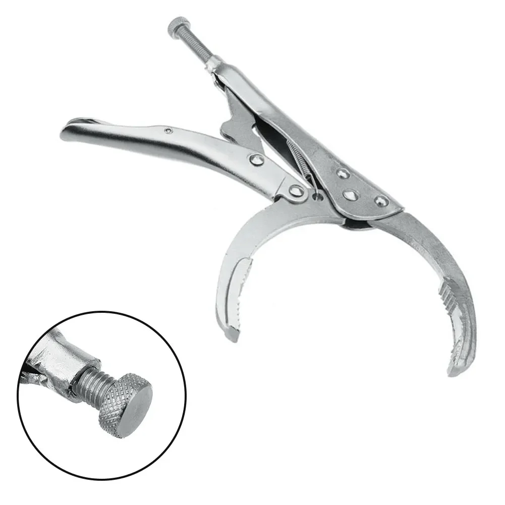 Steel Adjustable Oil Filter Wrench Plier Spanner Removal Tool For Car Vehicle Repair Locking Grip Car Removal Holding Tool